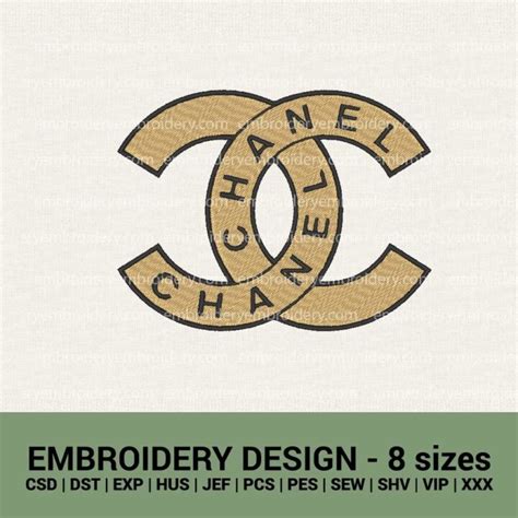 chanel embroidered logo|Chanel embroidery patterns.